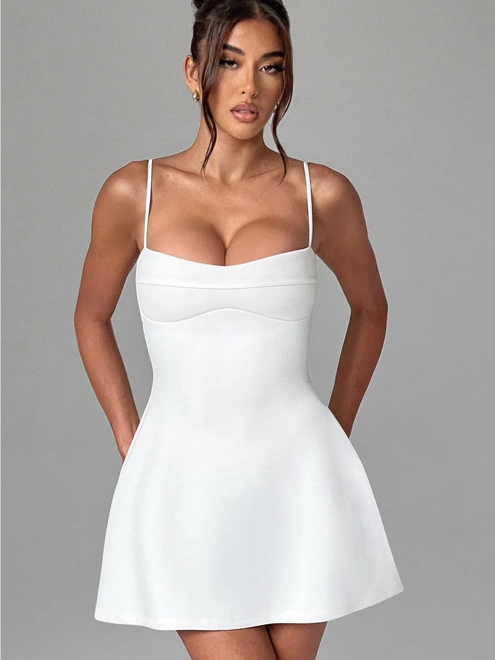 Babyboo DAKOTA MINI DRESS - IVORY XS still in bag brand new with tag
